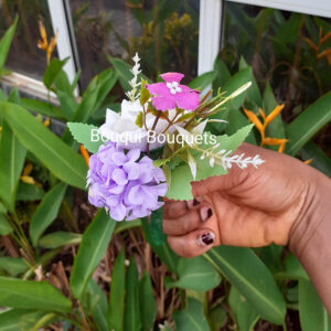 Lavender mix Boutonniere