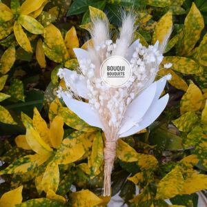 Grooms Baby Breath Boutonniere