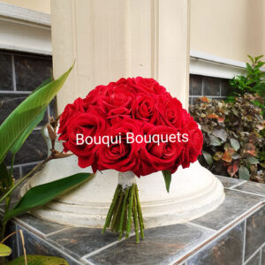 Red Bridal Bouquet