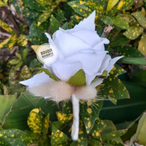 Ivory Boutonniere